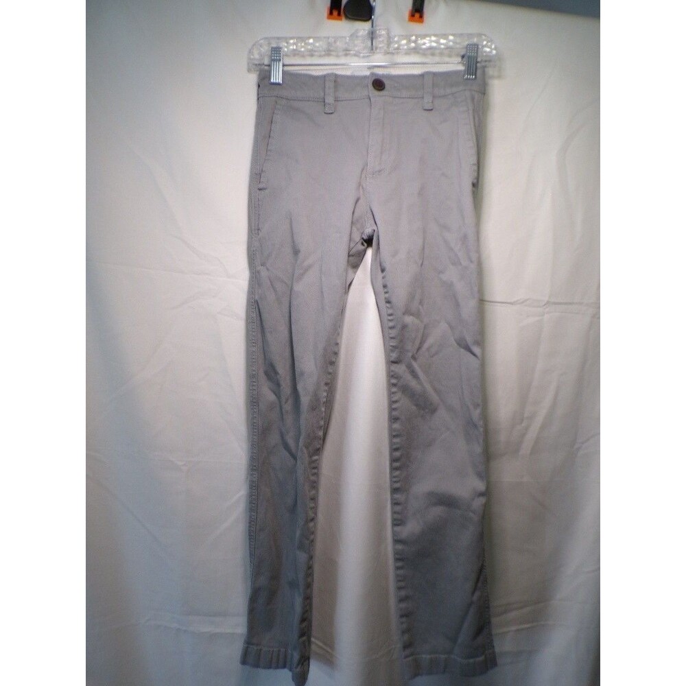 Abercrombie Kids Girls Slim Pants Light Gray Size 11/12 Chino Casual